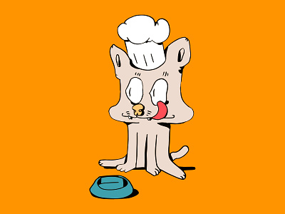 Chef Cat cat character characters design drawing illustration illustrations supremeninja