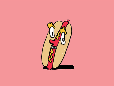 Hot D O G characters illustration illustrations supremeninja