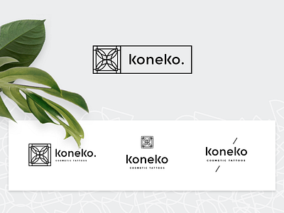 Koneko Logo Concept branding cosmetic k logo tattoo