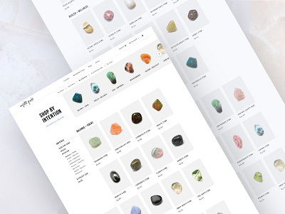 Crystal Shop Category Page category crystal product retail search shop web