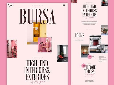 Bursa Landing Page graphic design landing ui web design