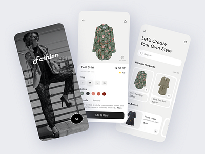 Fashion App app design ios app mobile app ui ui design ux