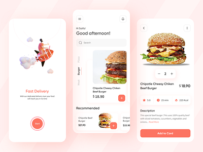 Food Delivery App app design design food app mobile app ux ux design