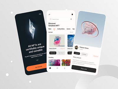 NFT Marketplace - Mobile App