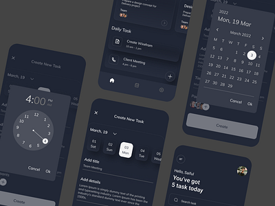 Task Management App app design design ios app mobile app project management project tracker app smart task task project management app task management app task manager app design task manager mobile app team management ui ux