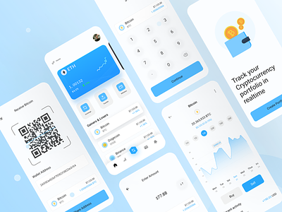 Cryptocurrency wallet app design crypto exchange app crypto trading app concept cryptocurrency app cryptocurrency app design cryptocurrency mobile app cryptocurrency wallet cryptocurrency wallet app design easy crypto app concept ios app mobile app mobile banking app ui ux