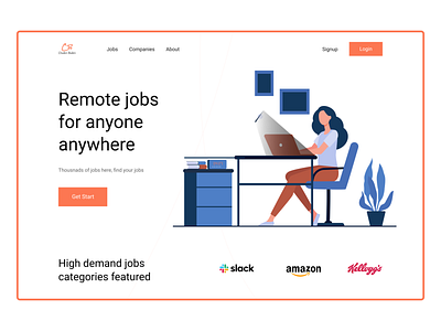 Remote Jobs Landing Page