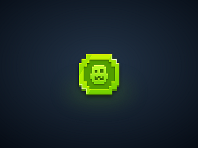 Zombiecoin coin design pixel ui ux zombie