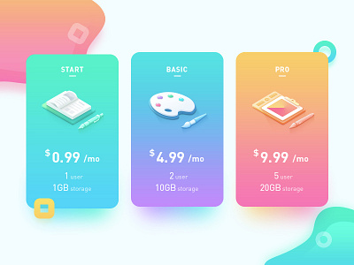 Pricing color pay pencil pricing ps ui ux