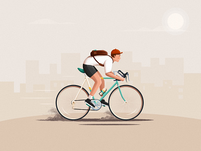 Go to work by JinLi on Dribbble