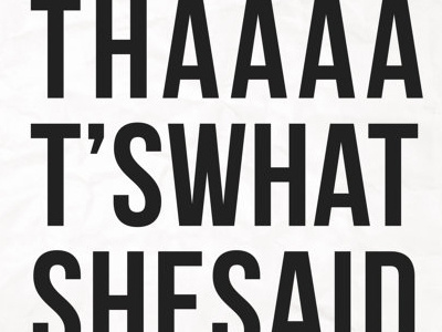 That's What She Said poster the office