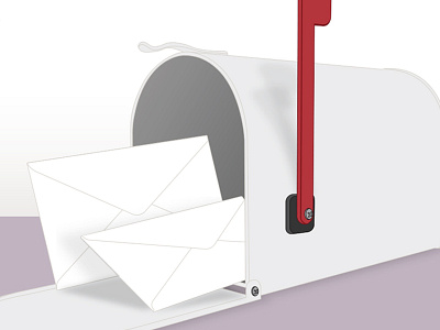 Mailbox Contact Illustration contact illustration website