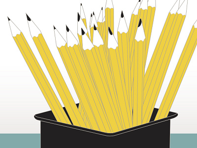 Pencils Illustration illustration website