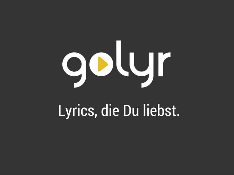 Golyr Logo Animation [gif] 2d animation drop intro liquid logo logo animation lyric play reveal untime