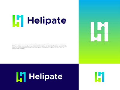 Helipate Modern Logo - H Modern Logo best logo branding design h logo helipate logo illustration letter logo lettermark logo logo design logo icon logo mark modern h modern h logo modern icon modern letter logo modern logo monogram only1mehedi picox