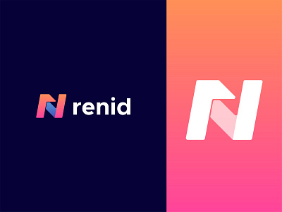 Modern R+N Logo Design - renid app logo best logo designer in dribbble branding design ecommerce illustration lettermark logo logo design logo mark modern logo monogram nr only1mehedi picox progress rn rn logo symbol visual identity design