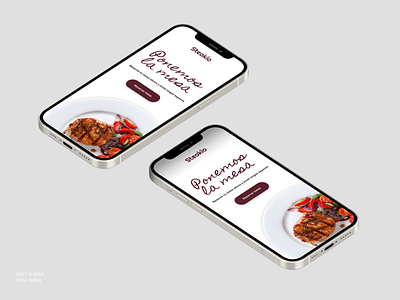 Daily UI 3: Landing page app dailyui design figma graphic design restaurant ui ux