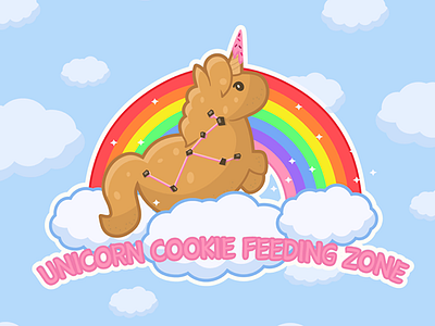 Cookiecorn on rainbow cookie cookiecorn corn ebdots eight black dots unicorn