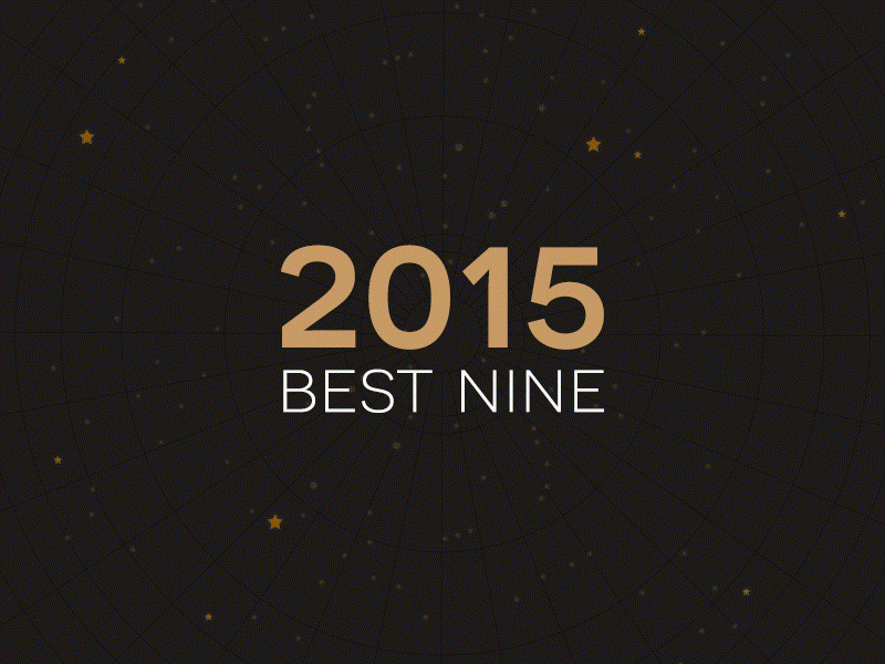 2015 Best Nine! 2015 best dribbble ebdots eight black dots giveaway invite nine