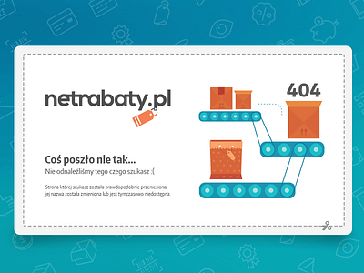 Netrabaty website - 404 page