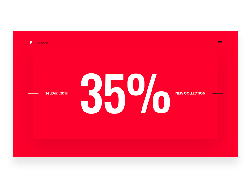 Website Banner season sale percentage number off sale title web design web website banner banner pixflow app ux modern design ui infinity tool