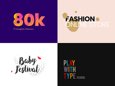 Titles Concept app banner fashion gradient infinity tool logo modern design pixflow text title typography web design