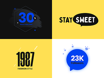 Titles Concept banner branding fashion header infinity tool logo sale social title typography ui web web design