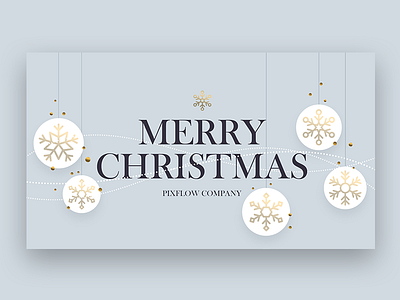 Merry Christmas banner christmas christmas flyer christmas party golden header holidays jingle bells logo merry xmas merrychristmas snowflake title typography xmas