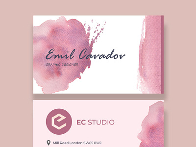 Business Card Design #37 business card business card design design graphic design illustration logo