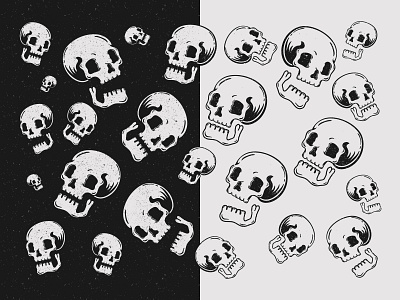Little Calaveras art design digital digital art funny illustration illustrator javo designs old school punk shirtdesign simple skate skull skull art skulls tattoo vector vector art vintage