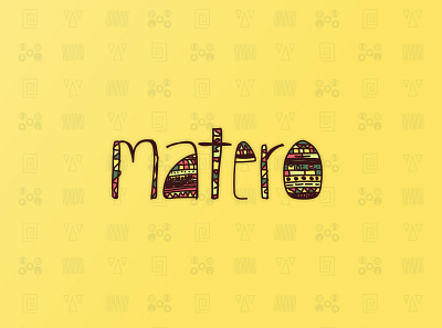 Matero Logo branding design illustration logo typography