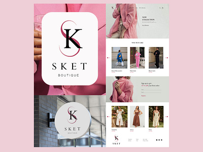 SKET Boutique Logo & Website