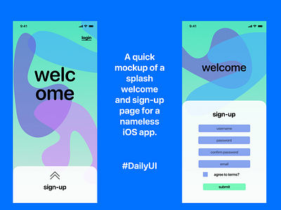 DailyUI #001 dailyui dailyui 001 dailyuichallenge design ui