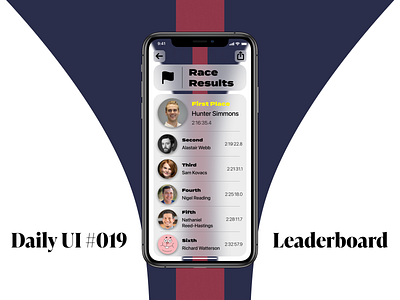 Daily UI #019 daily ui daily ui 019 dailyui dailyui019 dailyuichallenge design leaderboard ui