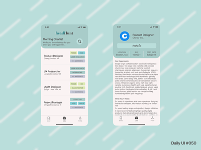 Daily UI #050 daily ui daily ui 050 daily ui 50 dailyui dailyui050 dailyuichallenge job board job posting