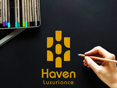 Logo concept for Haven Luxuriance branding design flat graphic design illustration logo logocreation logodesign logodesigner logodevelopment logopresentaion logos logotype minimal vector