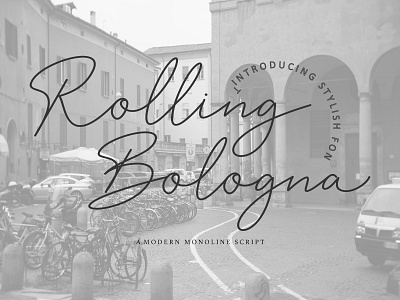 Rolling Bologna Typeface