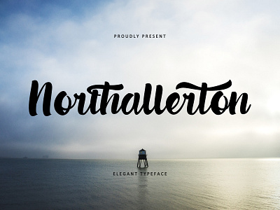 Northallerton Typeface branding design handwritten handwritting illustration script scripture typeface typography