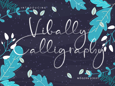 Vibally Calligraphy Typeface branding calligraphy europe handwritten handwritting illustration logotype modern script scripture typeface typography