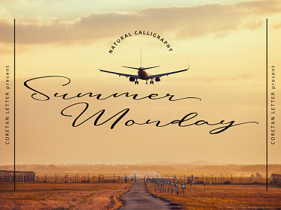 Summer Monday Typeface branding handmade handwritten illustration japan logotype monday script scripture summer typeface typography