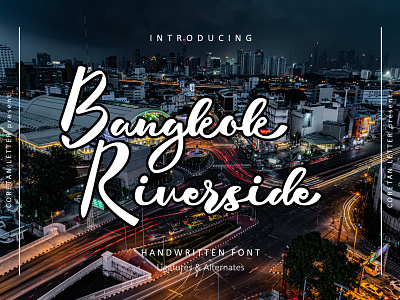 Bangkok Riverside Typeface