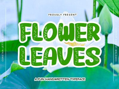 FLOWER LEAVES TYPEFACE