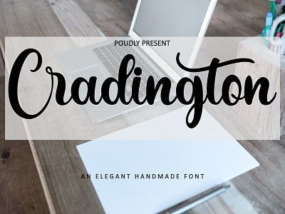 Cradington Font branding design font handwritten illustration logo logotype script typeface typography ui