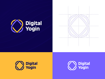 Digital Yogin Rebranding brand identity brand identity design branding logo logo design logo designer logo inspirations rebrand visual identity