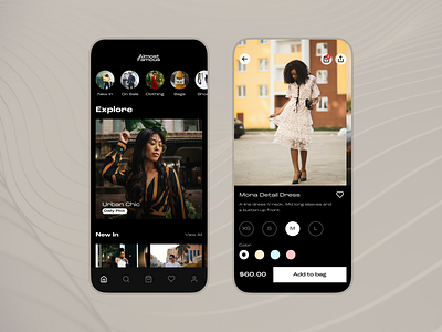 Almost Famous- E-commerce Fashion App Concept