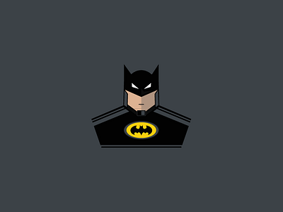 Batman 30daysflatdesignchallenge batman flat illustrator simple