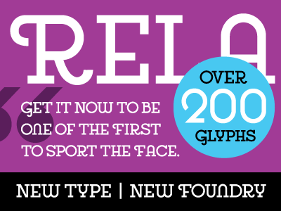 New Type, and a Discount discount font relax type typeface weathersbee