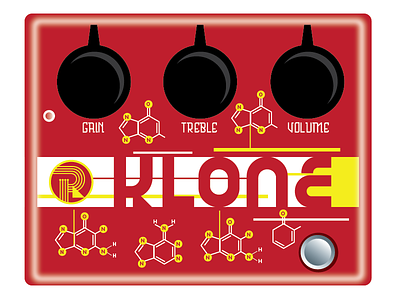 Klone Pedal v2 dna guitar klone logo pedal