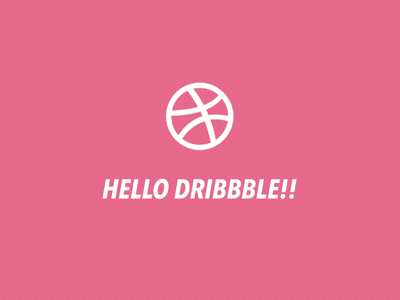 Hello Dribbble! animation debut debutshot delhi gif gmail hello india invite purple shot thanks