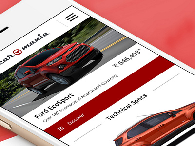 Car Responsive Website Concept 1 responsive website